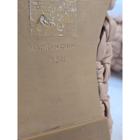 Steve Madden Womens Woven Tan Flat Sandals Size‎ 8.5M - Picture 3 of 11